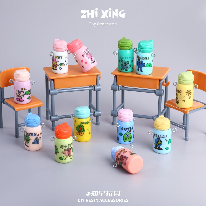 Resin Cartoon Insulated Cup Jewelry Accessories Creative DIY Jewelry Accessories Doll Bags Mixed Wholesale