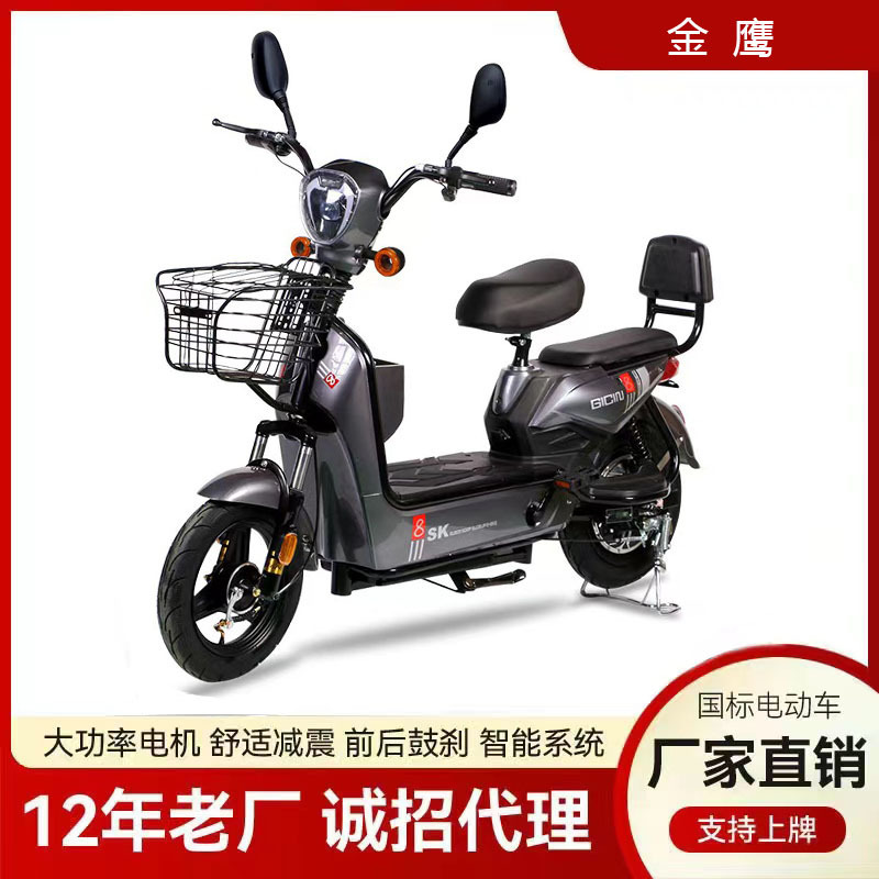 New Electric Car Electric Bicycle 48V Scooter New National Standard Adult Two-Wheeled Battery Car