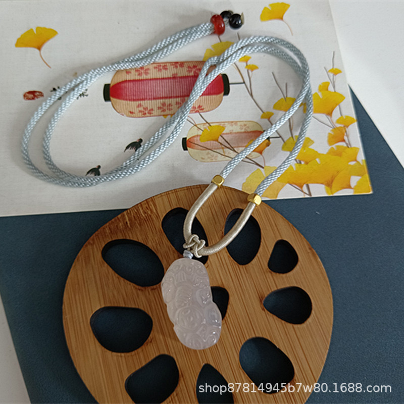 라이트 블루 로프와 파이 Xiu (26*15mm)