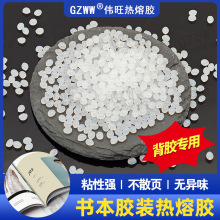 定制书本装订热溶胶 不拉丝无气味环保铜版纸用热熔胶粒 杂志背胶