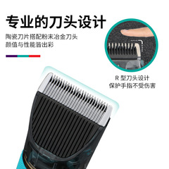 VGR695 Hair Clipper Electric Clipper Wholesale LCD Digital Display Transparent Hair Salon Professional Oil Head Electric Shaving Clipper