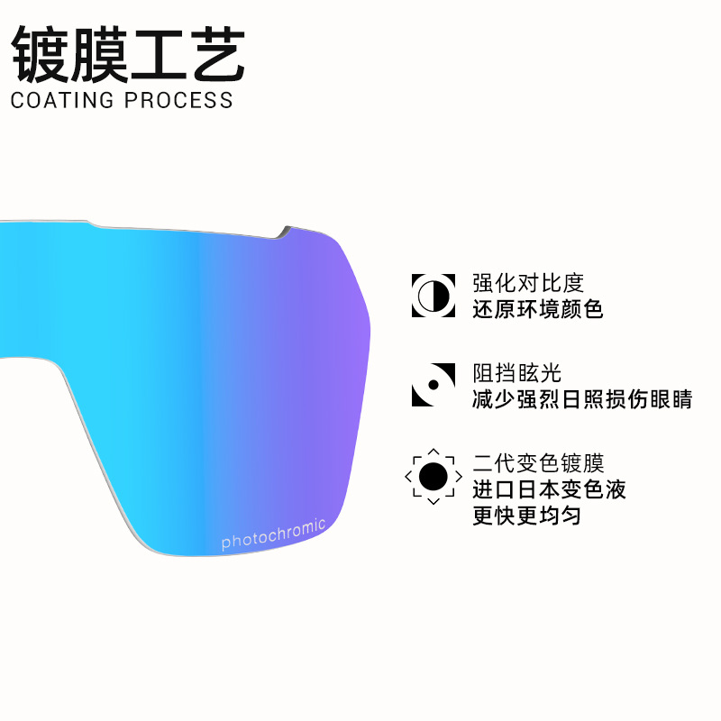 Gafas Fotocromáticas de Ciclismo y Senderismo TR90 A Prueba de Viento Ajustable para Montaña y Ciclismo
