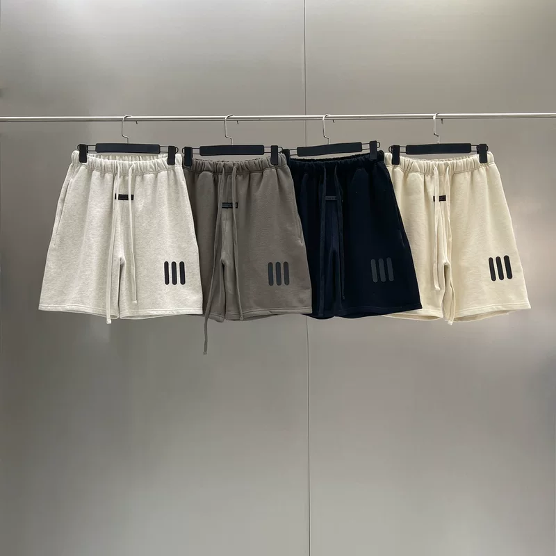 Повседневные шорты Fear of God Season 8 Main Line Three Bar из хлопка, высокий посадка Takama, уличный свободный крой, унисекс, летняя модель I