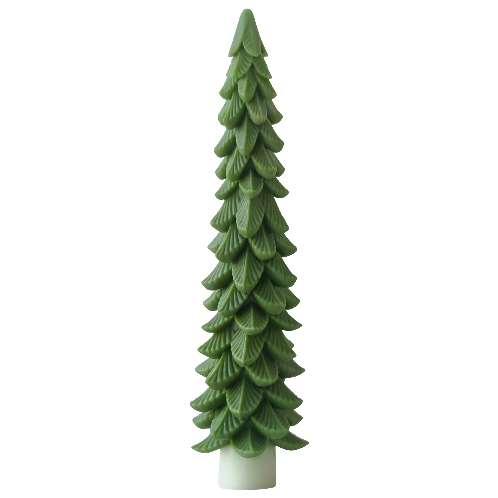 Jiahui árbol de Navidad banana molde de vela diy decoración de Navidad molde de vela de pino