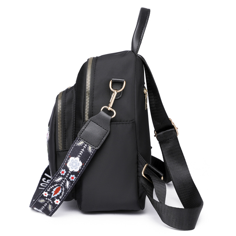 2024 verano nuevo estilo casual damas Oxford mochila bordado de moda multifuncional mochila pequeña al por mayor