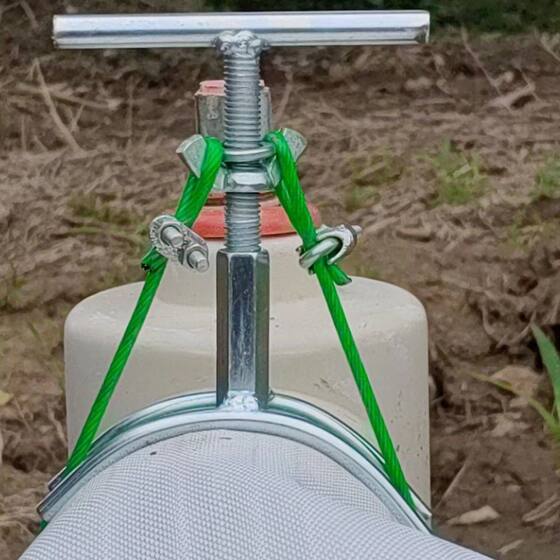Agricultural New Type Irrigation Rough Water Belt Drip Irrigation Belt Water Pump Inlet and Outlet Wire Rope Clamp Pipe Clamp Hoop Factory