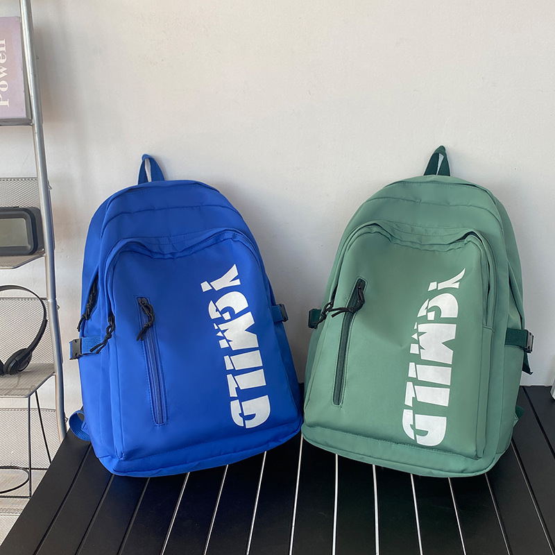 Estilo japonés Retro Ropa de trabajo mochila mujer nicho diseño sentido americano campus estudiante mochila masculina de gran capacidad mochila moda