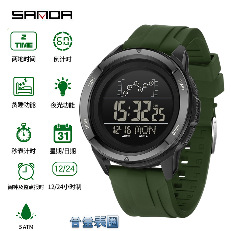 실리콘 밀리터리 그린