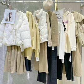 麦雅图品牌撤柜系列货24冬季羽绒服派克服羊绒外套连衣裙尾货批发