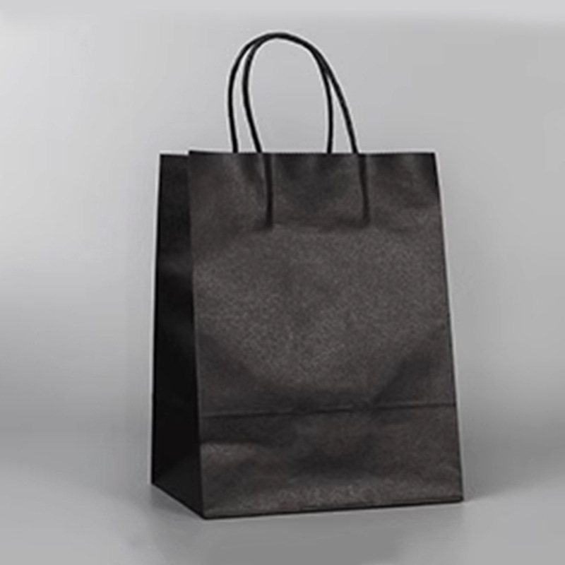 Spot bolsa de papel kraft portátil, bolsa de embalaje de té con leche para alimentos, bolsa de regalo de embalaje para llevar, bolsa de regalo de almacenamiento, lote pequeño