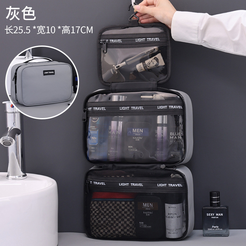 クロスボーダーアマゾンビジネス大容量乾湿分離トイレタリーバッグメンズハイエンドパーティション収納化粧品バッグ|undefined