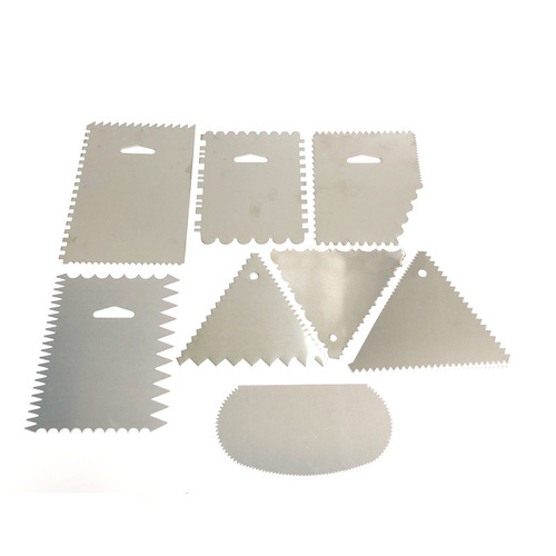 Manufacturer wholesale stainless steel cream scraper, triangle scraper, semicircle scraper, rectangular scraper, scraper