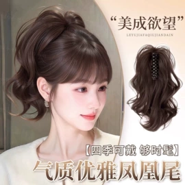 假发长卷发;长直发假发;假发马尾