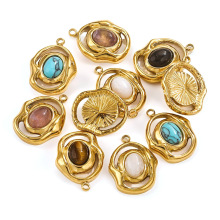 ins�L����Ԫ����Ȼʯ�����E�A���� ���18K�������DIY�������