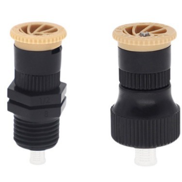 Suministro especial transfronterizo de boquillas de dispersión simples, riego verde de césped, rociadores automáticos ajustables de 360 grados