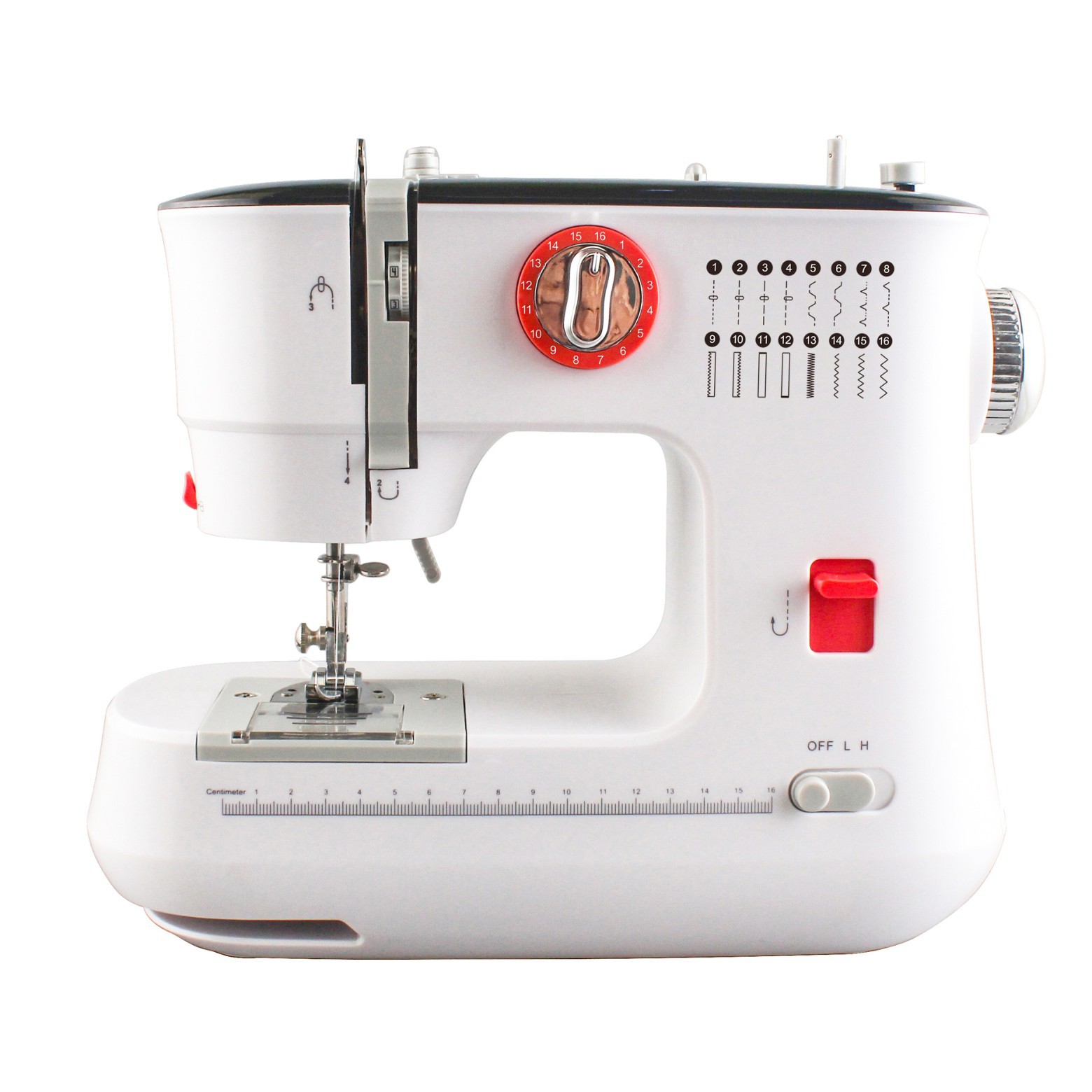 芳华FHSM-519A全新升级跨境热销家用缝纫机迷你便携式锁边订扣眼