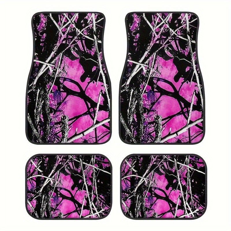 Retro Bohemian Style Car Floor Mats, Non-Slip and Stain-Resistant, Universal Car Floor Mats, Easy to Clean, Factory Ready Stock