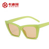 Fashionable sunglasses, trend glasses solar-powered, European style, cat's eye, internet celebrity