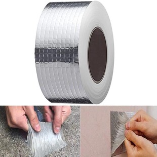 Butyl Waterproof Tape Leak-mending Stick Strong Aluminum Foil Butyl Coil Leak-stopping Glue Leak-stopping Coophouse Crack Self-adhesive Roof