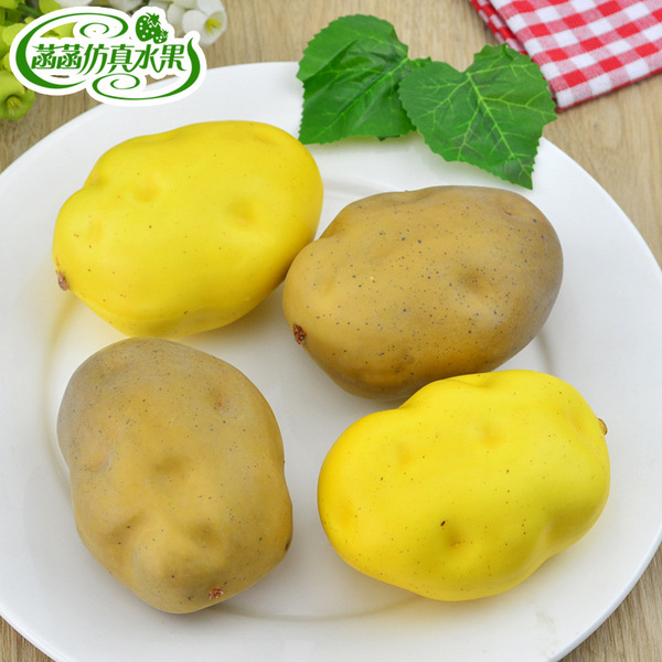High -simulation potato model foam fake potato vegetables