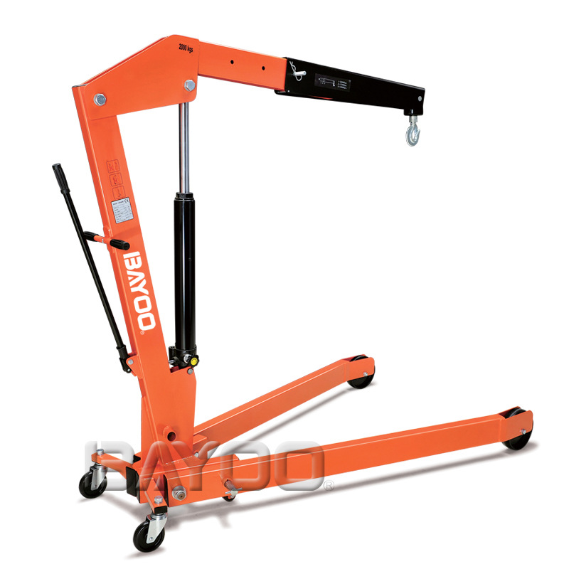 BAYOO/拜优折叠式单臂吊机液压小吊车模具吊机发动机吊机起重机