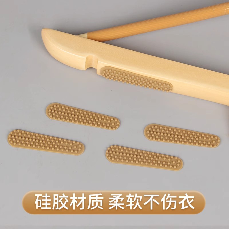Non-slip silicone strips for clothes hangers—specialized anti-slip hanger covers for clothing stores, featuring adhesive strips to prevent women's garments from slipping off.
