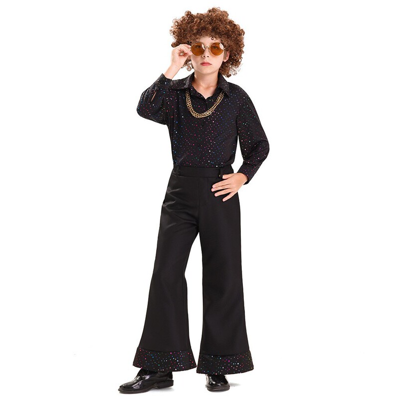 European and American Nightclub Ds Performance Costumes, Bar Singer Stage Outfits, New Retro 80S Flared Pants Set Wholesale