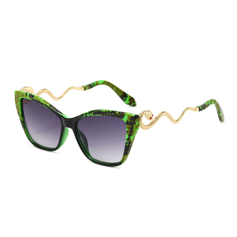 Green frame gradient gray/gold legs