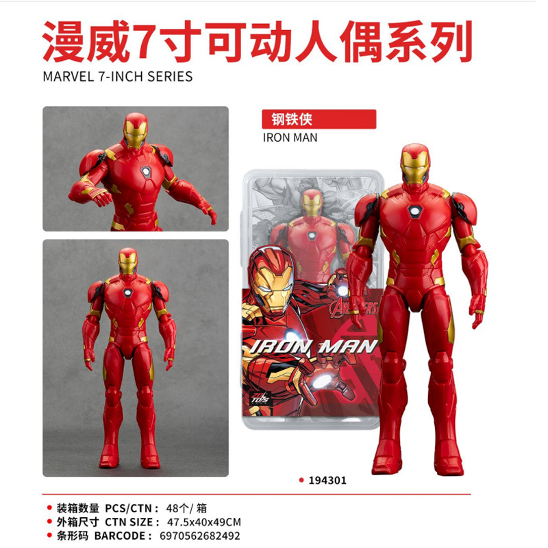 Nuevos productos genuinos de Marvel 4 pulgadas serie clásica Spiderman como 4 pulgadas muñecas móviles modelo de decoración hecha a mano