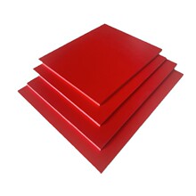 PVC共挤发泡板 环保红色雪弗板PVC板材切割加工 建筑装饰硬板