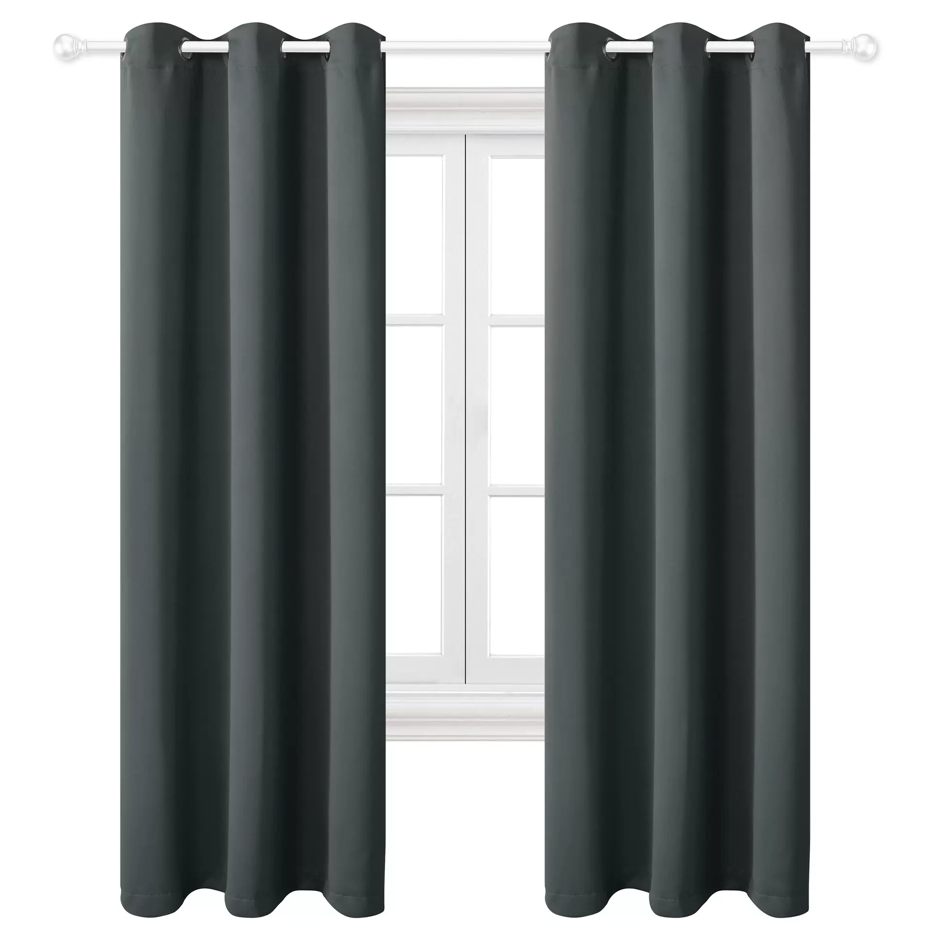 跨境专供亚马逊外贸高精密全遮光无光布成品窗帘窗簾批发curtains