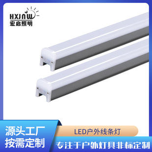 Customized Full-Color Dmx512 Line Light Pc Cover Ip65 Outdoor Landscape Building Outline Light Outdoor Lighting Strip Light