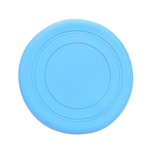 Pet flying disc wholesale soft flying disc pet flying saucer TPR non-toxic teeth pet throwing training dog toy durable biting