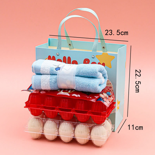Rabbit Baby Full Moon Gift Bag Cartoon Children's Gift Bag Snack Egg Favors Gift Bag Wholesale