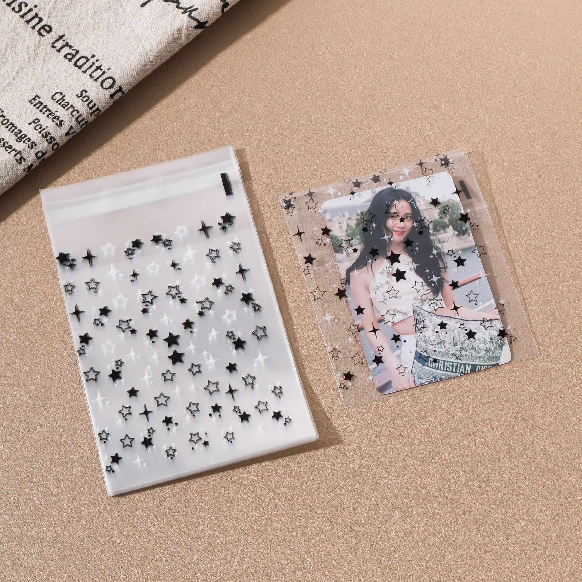 블랙 안개꽃 (50매 팩) 8*10+3