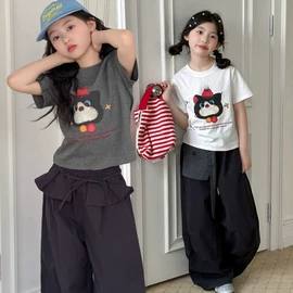 童套装;童T恤;童半身裙