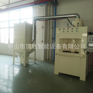 Automatic rotary sandblasting machine stainless steel liner automatic sandblasting machine cylinder multi-station sandblasting machine