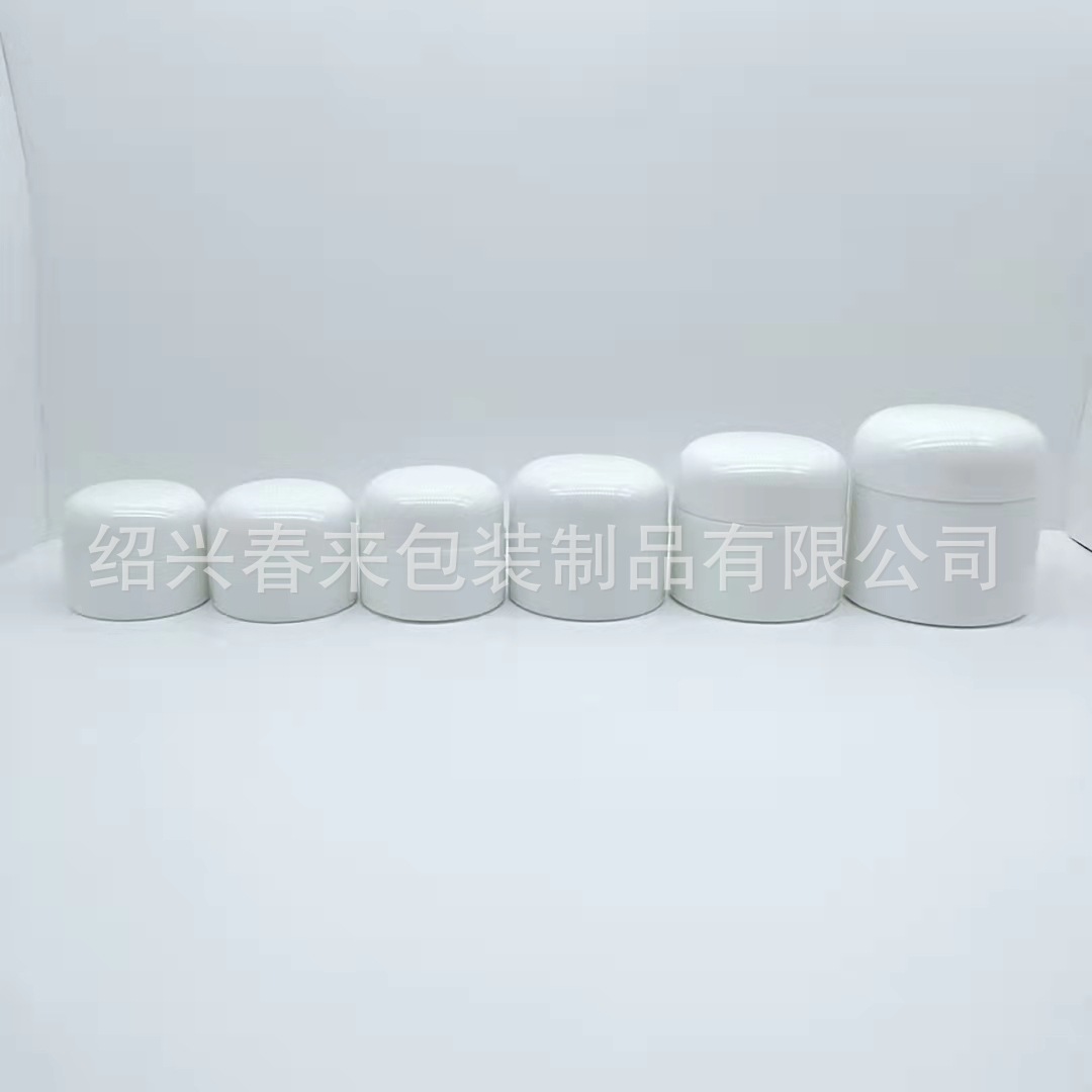 厂家现货白瓷瓶15G20G30G50G100G白瓷膏霜瓶眼霜瓶面膜罐膏体瓶