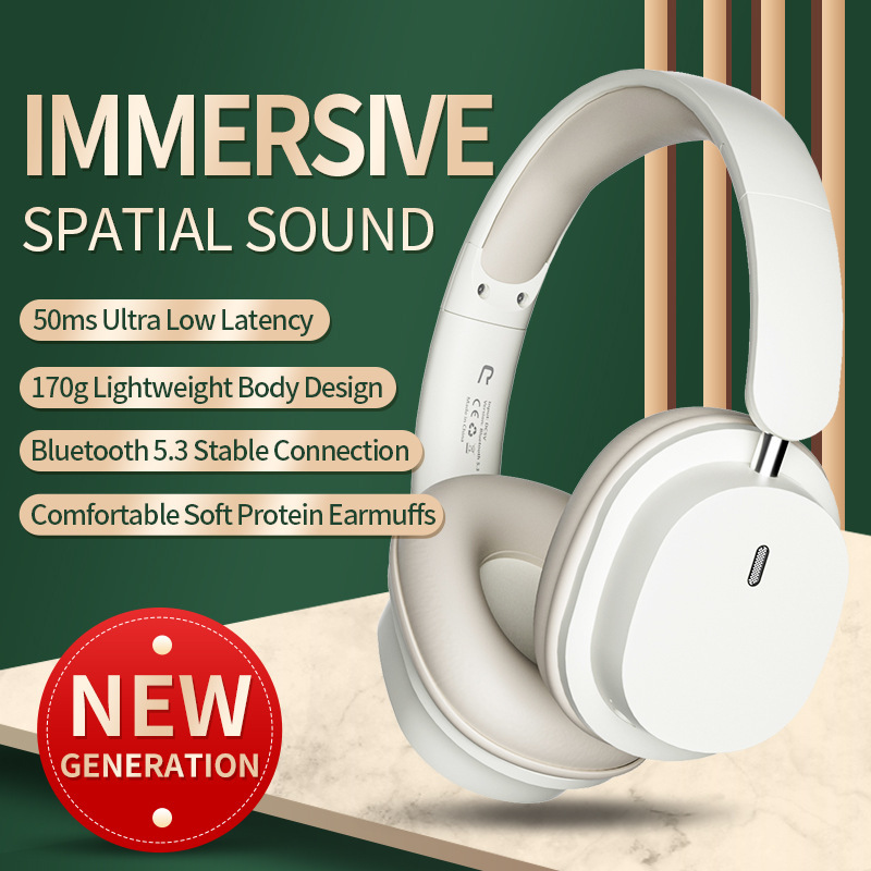 Cross-border explosion head-mounted wireless bluetooth headset SYT2 large earmuffs HIFI e-sports fashion portable headset Cross-border explosion head-mounted wireless bluetooth headset SYT2 large earmuffs HIFI e-sports fashion portable headset