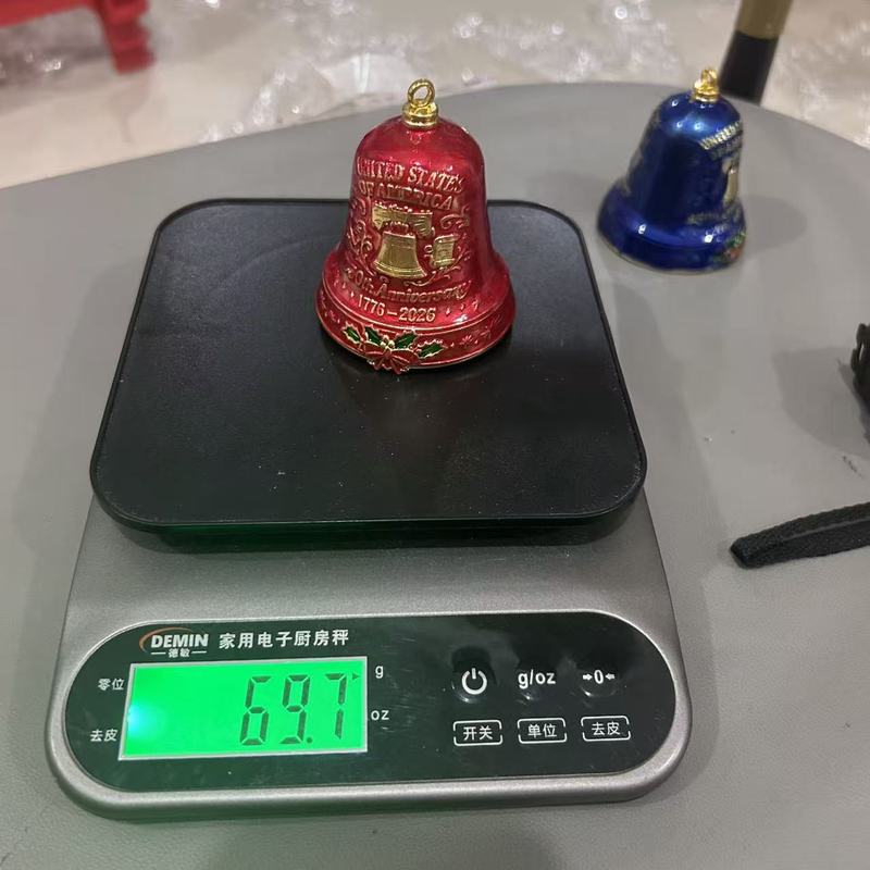 United States 250th Anniversary Bell Ornament美国250周年纪念|undefined