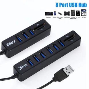 USB2.0HUB�����������˺�һCOMBO�x����SD/TF���һ�־�����ӿ�