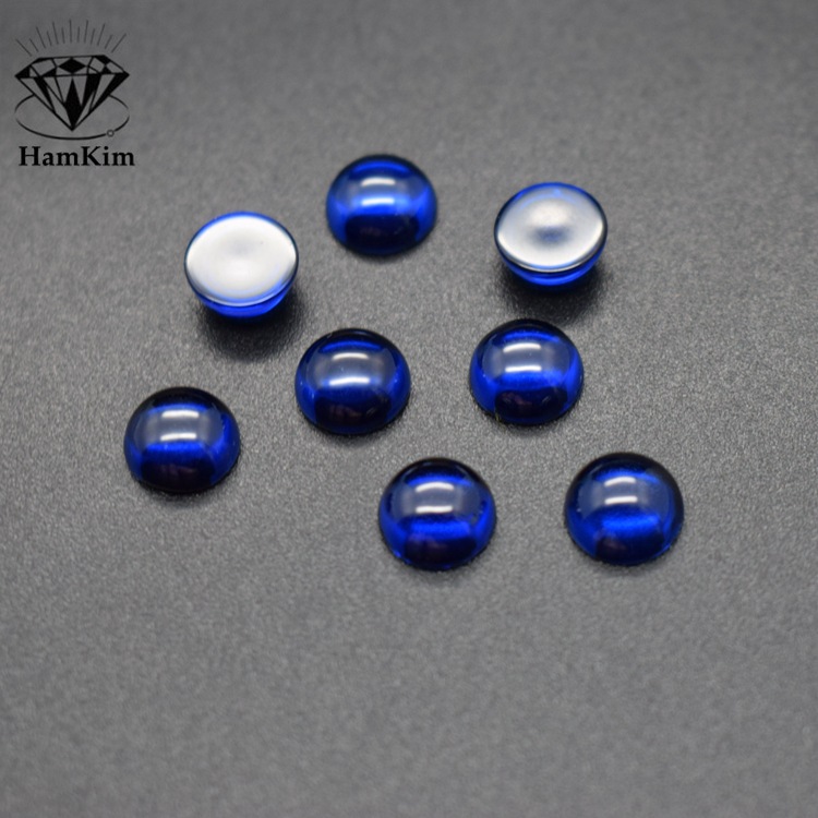 圆形 平底尖晶蓝