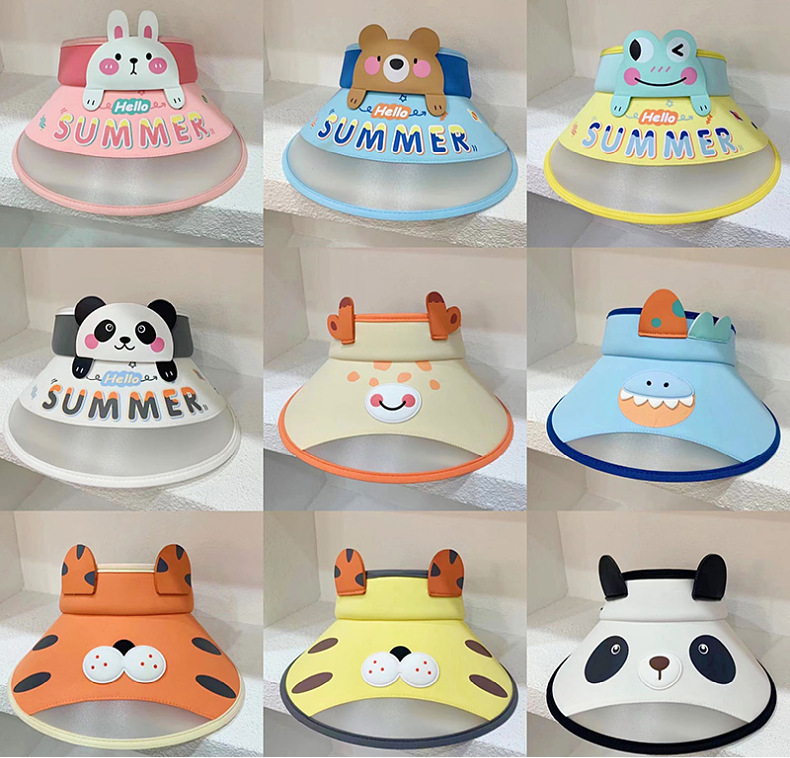 Children Unisex Cartoon Style Animal Sun Hat display picture 1