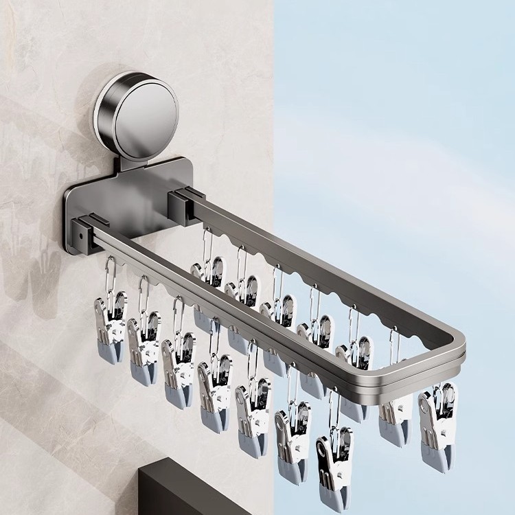 흡착컵 양말 클립(회색)