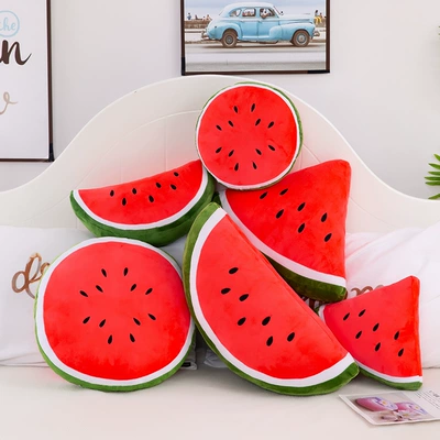 Oyuncaq yastıqlar, watermelon cushion, plush toy