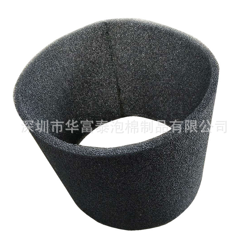 回转风机滤清器内胆海绵 空滤滤芯器消音棉 真空马达进气消音棉