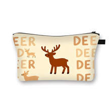 2025跨境动物剪影可爱儿童化妆包小学生卡通包包大容量时尚收纳包