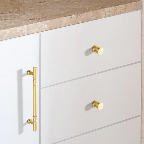 Cabinet door golden handle simple American cabinet drawer brass light luxury wardrobe door handle wine cabinet furniture accessories