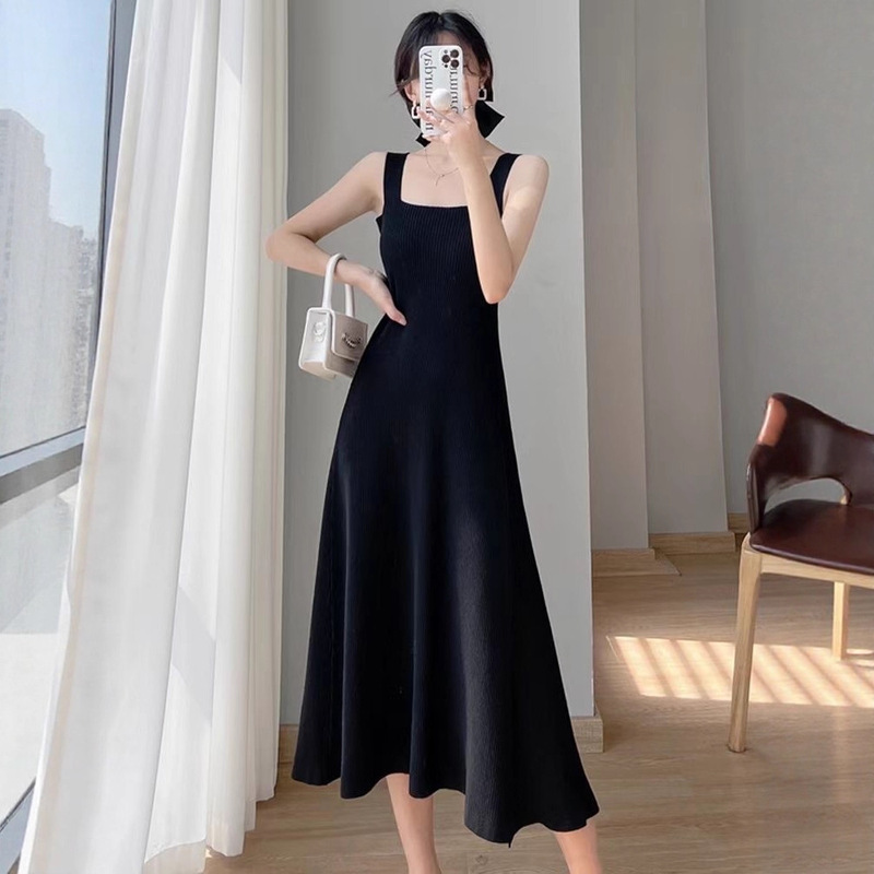 Maternity Dress with Jacket 2026 Spring/Summer Set Stylish Design Knitwear Paired with Slip Dress