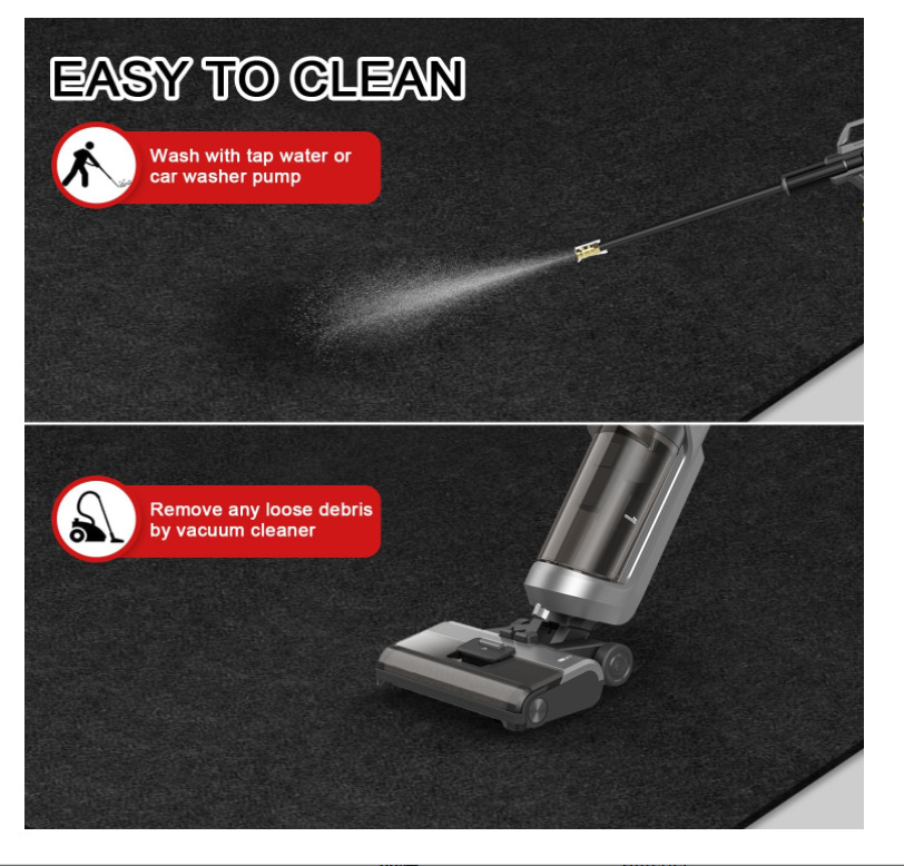 Cross-Border Tpr Anti-Slip Felt Floor Mat Garage Water-Absorbent and Oil-Proof Car and Motorcycle Repair Mat to Prevent Oil Spillage Mat